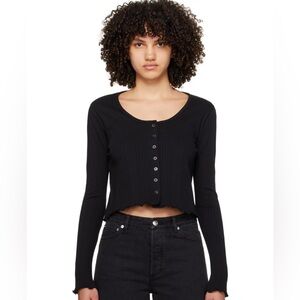 APC Lettuce Hem Cardigan S